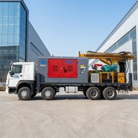 Prix de la plateforme de forage de puits d'eau montée sur camion