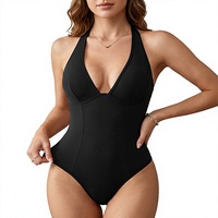 Body sculptant sans couture pour femme, effet ventre plat et rehaussement des fesses, string amincissant une pièce