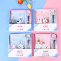 Cuaderno Espiral Creativo Personalizado y Juego de Bolígrafos, Regalo para Entusiastas de la Papelería, Sin Marca, Hecho en China, Modelo 2024
