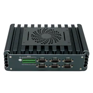 3*2.5G LANと16 GPIOを備えた11番目のCPU内蔵インテリジェント温度制御ファン産業用コンピューター