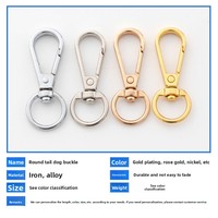 Accessoires de bijouterie DIY : Porte-clés, Sangles pour sacs à main, Sangles pour bagages, Fermoirs pour pochettes, Fermoirs à 5 griffes, Petites boucles à plaque, Crochets auto-agrippants pour clés