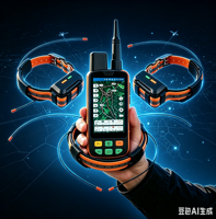 Kit de suivi GPS de chasse amélioré : Collier et terminal portable, portée VHF de 15 km avec cartographie topographique – Recherche de distributeurs régionaux