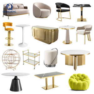 Juego de Mesa y Sillas de Comedor, Muebles de Sofá para Restaurante, Cafetería, Bar y Hotel Moderno Comercial Personalizado al por Mayor de Foshan - Product Image 1