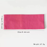 Bandeau de sport élastique de haute qualité, respirant, couleur unie, tricoté, accessoire capillaire le plus vendu à l'international