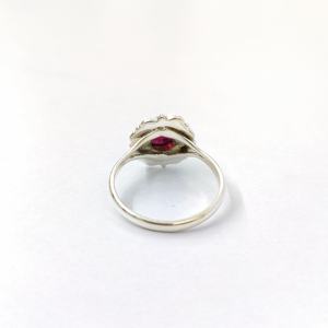 Anillo de Granate, Plata de Ley 925, Anillo de Piedra Preciosa Ajustable, Colección Hecha a Mano, Anillos Finos de Plata, Joyería, Precio al por Mayor - Product Image 4