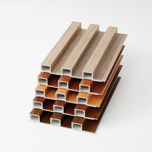 Panel de Pared de PVC WPC Fácil de Instalar, Panel de Pared Decorativo Acanalado para el Hogar e Interiores, Revestimiento de Pared de Madera y Plástico Compuesto - Product Image 4