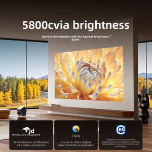 2025 chiếu S7 Ultra Max hàng đầu trong ngành, độ sáng 5800 cvia LM, máy chiếu thông minh 4k tương phản 8000:1 - Product Image 2