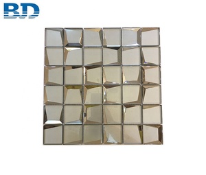 Gạch Gương 3D Tường Vàng Khảm Thủy Tinh - Product Image 4