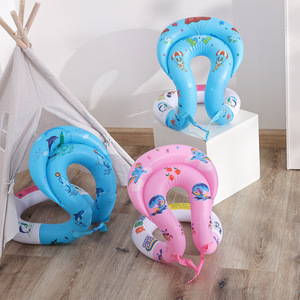 Gilet de natation <span class=keywords><strong>gonflable</strong></span> en PVC unisexe pour les tout-petits avec anneau flottant pour bébé - Product Image 3