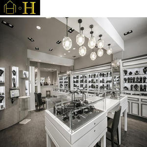 متجر المجوهرات الفاخرة تصميم ثلاثي الأبعاد أثاث متجر المجوهرات تخصيص مكافحة المجوهرات تصنيع عرض - Product Image 2