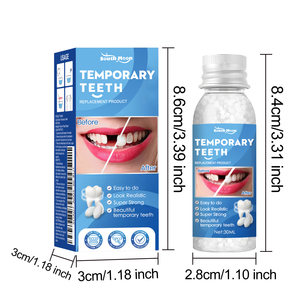 Herramientas de reparación dental para dientes, cuentas de reparación de dentaduras postizas para arreglar el relleno de dientes rotos faltantes, dentaduras postizas de ajuste alto - Product Image 2