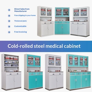 Mueble <span class=keywords><strong>de</strong></span> Medicina Occidental para Clínica, Mueble Médico para <span class=keywords><strong>Consultorio</strong></span>, Mueble <span class=keywords><strong>de</strong></span> Acero Inoxidable para Hospital, Estilo Chino Nuevo Comercial - Product Image 4