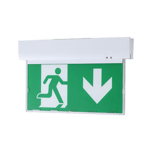 Factory Customized Battery Backup Combo <strong>Led</strong> <strong>Fire</strong> and Exit Sign Light Restaurant Emergency Exit Sign with Light - Product Image 3