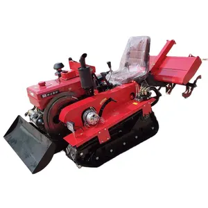 Peralatan Pertanian Traktor Mini, Peralatan Pertanian Traktor Taman Tiller Putar Kultivator 25HP dengan Alat Halangan