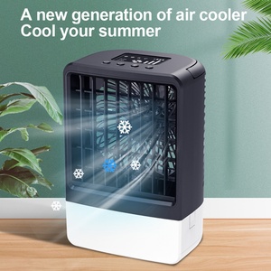 Ventilador de Escritorio Inteligente para Oficina en Casa, Enfriador de Aire con Hielo y Agua de 500 ml, Mini Ventilador Portátil USB de 4000 mAh - Product Image 3