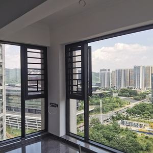 Fenêtres à battants en aluminium à <span class=keywords><strong>double</strong></span> <span class=keywords><strong>vitrage</strong></span>, insonorisées, économes en énergie, pour usage résidentiel et hôtelier - Product Image 4