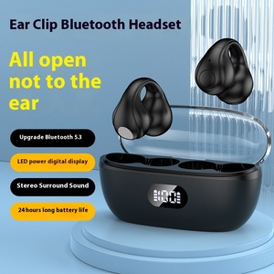 Không Dây 5.3 Tai Nghe Hiển Thị Kỹ Thuật Số Clip-On Năng Động Thiết Kế Dài Pin Tiếng Ồn Hủy Bỏ TWS Tai Nghe - Product Image 2