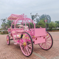 Chariot de princesse portable en acier, modèle Citrouille de Cendrillon, couleur personnalisable, en promotion