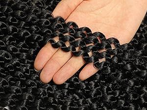 Niềm đam mê Xoắn Tóc 14inch 18inch sóng nước tổng hợp bím tóc cho niềm đam mê Xoắn Crochet bện tóc mùa xuân xoắn kiểu tóc - Product Image 4