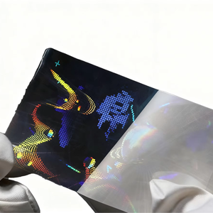 Superposition holographique transparente rectangulaire anti-contrefaçon à double couche, design personnalisé, application manuelle, pour usages multiples - Product Image 1