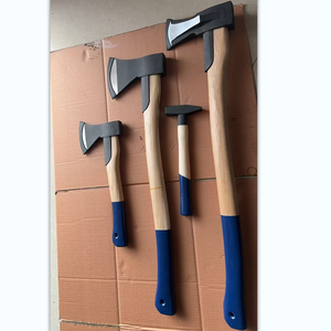 Hache à fendre A666 en acier à haute teneur en carbone 1kg 2kg 3kg avec ciseau et manche long en bois de hêtre/frêne/hickory ou en fibre de verre - Product Image 6