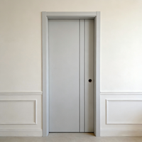 Portes en bois massif modernes blanches personnalisées XIYATECH, étanches, pour chambre, hôtel, appartement, villa.