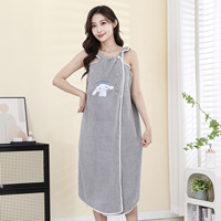 Vente en gros de robe de nuit pour l'été élégante jupe de bain thermique avec broderie délicate de cannelle par style