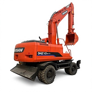 Excavadora de Ruedas Doosan DH210W-7, dx210w, dx225, dx140w, Peso Operativo de 1.2 Toneladas, Cucharón de Excavación con Capacidad de 0.12m³, Modelo Hidráulico - Product Image 1