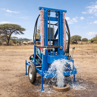 Équipement de forage de puits d'eau, forage de puits de 200 mètres, plateforme de forage hydraulique pour puits d'eau