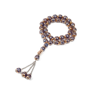 Nouveauté : Tasbih en cristal feuille d'érable, 33 perles laser, pour la prière musulmane, nouveau design, accessoires ethniques - Product Image 1