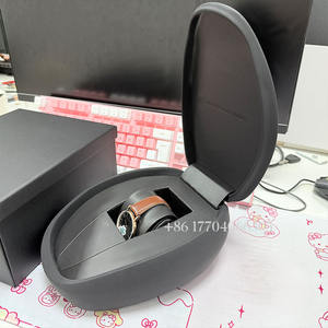 Caja de Reloj de Alta Gama, Diseño de Lujo, Caja de Madera con Cuero Genuino, Caja de Exhibición de Relojes, Caja de Reloj Exquisita de Alta Calidad, Venta al Por Mayor Personalizada - Product Image 2