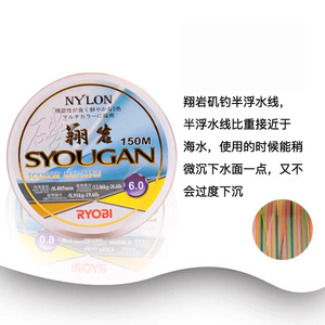 สายเบ็ดตกปลา RYOBI SYOUGAN <span class=keywords><strong>SUNLINE</strong></span> 6.7-26.6LB ขนาด 150 เมตร ไนลอนมัลติฟิลาเมนต์ ชนิดจม ลอยน้ำ แข็งแรงพิเศษ สำหรับตกปลาหินในทะเลสาบ - Product Image 4