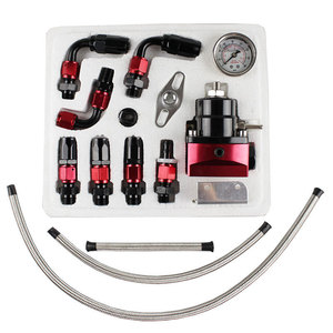 Kit de régulateur de pression de carburant RASTP avec jauge et tuyau pour modification de voiture turbo - Product Image 1