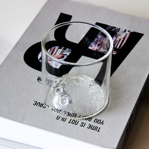 Transparent Moon Design Verre à boisson congelée <span class=keywords><strong>Whisky</strong></span> Sirotant Tasse Tasses en verre à haute teneur en borosilicate 6 oz Verres à liqueur de <span class=keywords><strong>whisky</strong></span> - Product Image 6