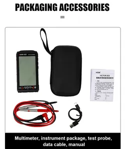 Multímetro Digital Inteligente VICTOR Ruoshui 925 Super Delgado, 9999 Lecturas, Pantalla LCD Grande, NCV 600V 600mA, Batería Recargable - Product Image 6