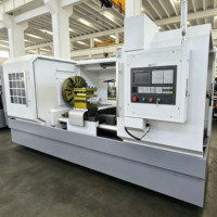 Torno CNC Automático CK6180 |   Torno Horizontal de Alta Precisión con Control Siemens/FANUC para Mecanizado de Ejes y Discos