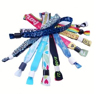 Eco-Friendly Custom Polyester Wristbands with Barb Closure for Events - Fashion OL Style Reusable and Durable - Product Image 4