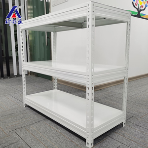 Estantería de almacenamiento pequeña, sin tornillos, de servicio medio, multicapa, Unidad de proveedor, estantes y estantes con remaches de metal, almacén chino - Product Image 3