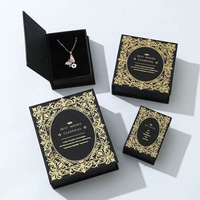 Vente flash - Boîte d'emballage rectangulaire de haute qualité, élégante et écologique, en carton rigide avec dorure à chaud pour bijoux