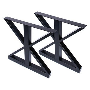 Gambe del tavolo Heavy Duty Mobili Telaio Ristorante Sala Da Pranzo Scrivania <span class=keywords><strong>Piedi</strong></span> In Acciaio Cast Ferro Da Pranzo In Metallo a Forma di <span class=keywords><strong>X</strong></span> Gambe del Tavolo Per da tavolo - Product Image 5