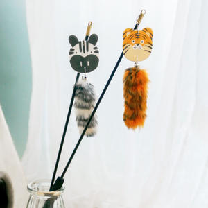 ของเล่นแมวรูปเสือและสิงโต ของเล่นล่อแมว ขายส่ง - Product Image 4