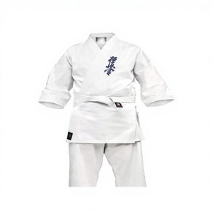 Kyokushin Karate Uniforme Niños GI y Adultos Artes Marciales Uniforme Unisex Karate Gi Color Blanco - Product Image 1
