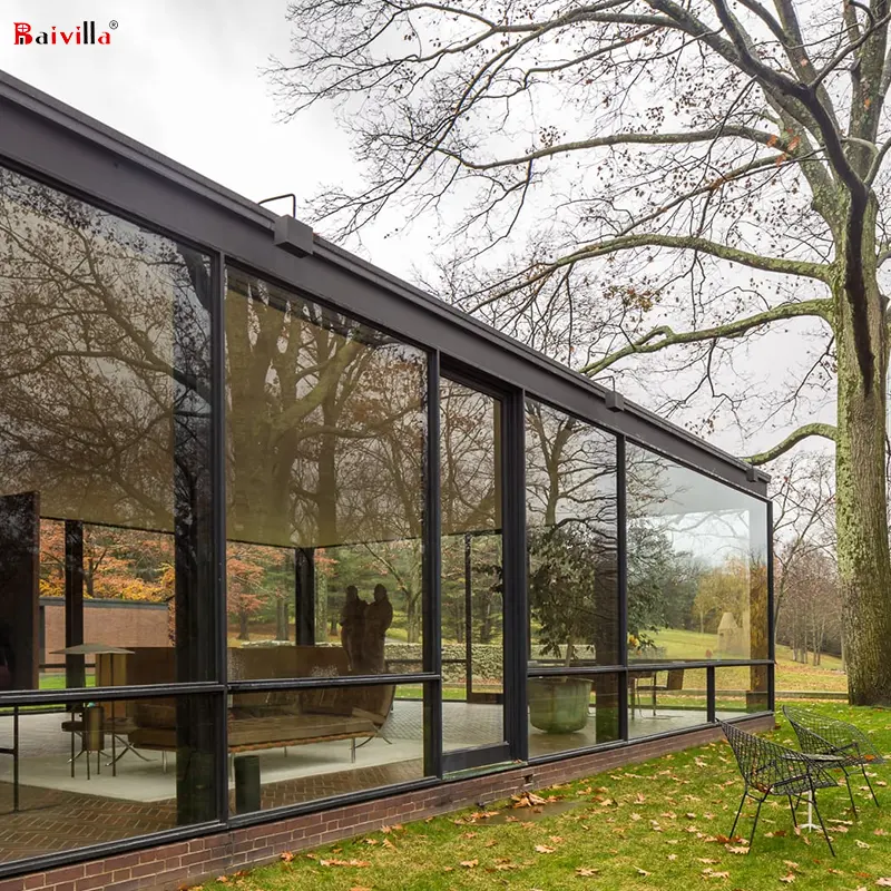 Đứng Miễn Phí Âm Thanh Cách Nhiệt Prefabrecated Glass House Sunroom