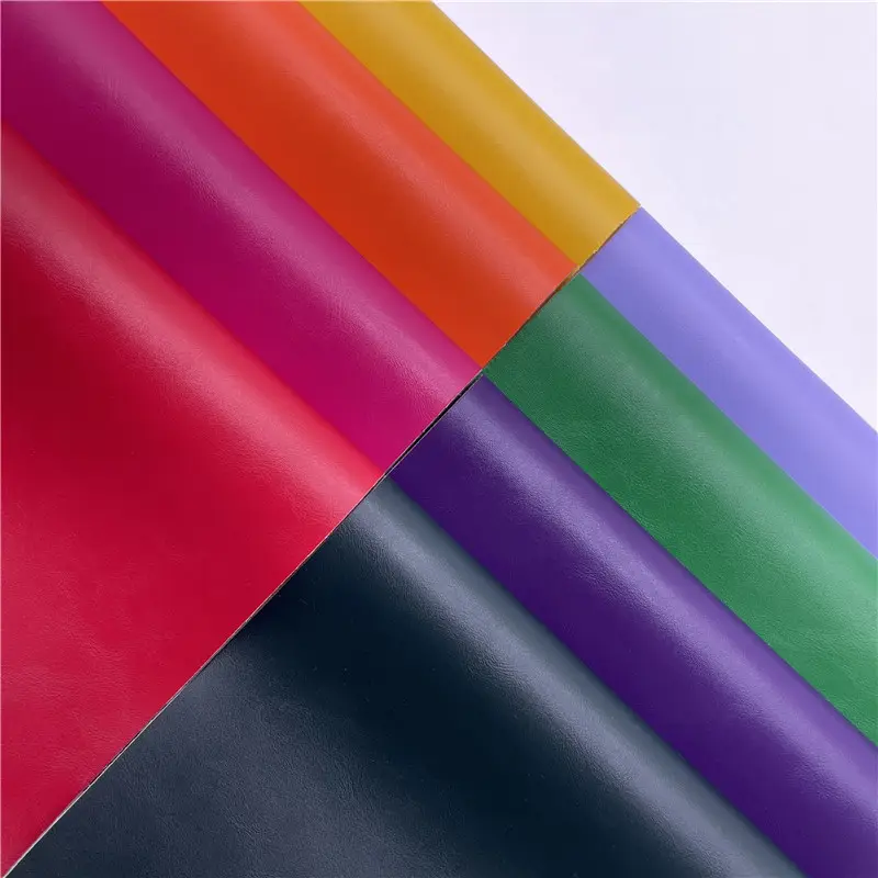 PVC/PU Soft Faux Leather Product For Making Bags Shoes Fabric