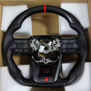 Volant <span class=keywords><strong>sport</strong></span> MLF2 en fibre de carbone véritable et cuir pour <span class=keywords><strong>Corolla</strong></span> LC300 Land Cruiser <span class=keywords><strong>GR</strong></span> - Product Image 5