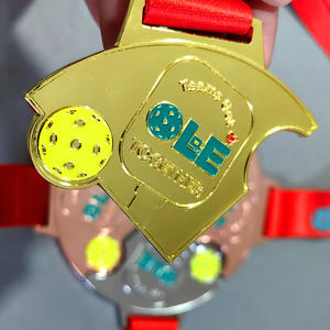 Médaille de puzzle de sport de gravure 3D <span class=keywords><strong>en</strong></span> métal personnalisé de conception libre pour personnaliser les médailles personnalisées de récompense de pickleball de football - Product Image 5