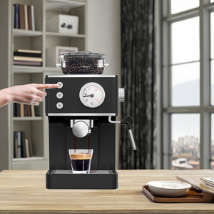 Machine à café expresso automatique 1,2 L avec mousseur à lait pour la maison et le bureau – Approvisionnement exclusif transfrontalier Chine - Product Image 2