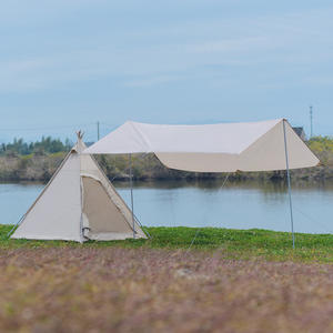 Tente <span class=keywords><strong>tipi</strong></span> indienne imperméable en forme de pyramide pour le camping en plein air, vente en gros - Product Image 5