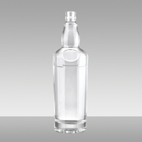 Étiquettes métalliques en étain sur mesure de qualité supérieure 750 ml 700 ml pour liqueur, rhum, whisky, vodka, gin, spiritueux, verre blanc cristallin