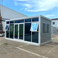 Maisons modulaires en panneaux sandwich en acier détachables, bureaux préfabriqués, maisons mobiles, mini-maisons portables